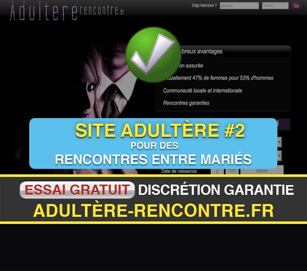 Capture d'écran du site Adultere-Rencontre.fr