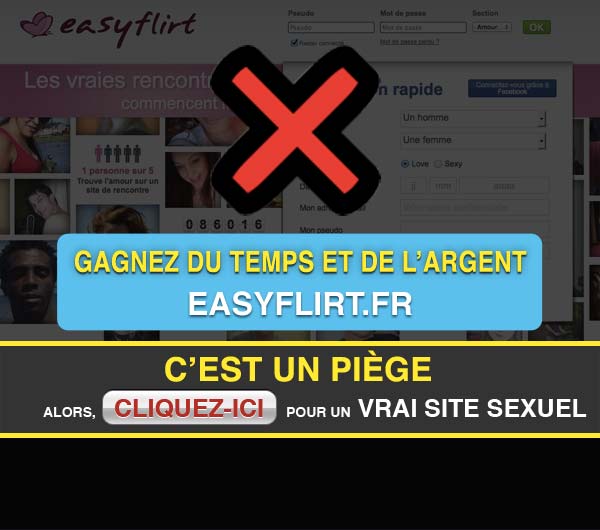 Capture d'écran du site EasyFlirt.fr