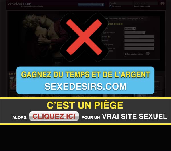 Capture d'écran du site SexeDesirs.com